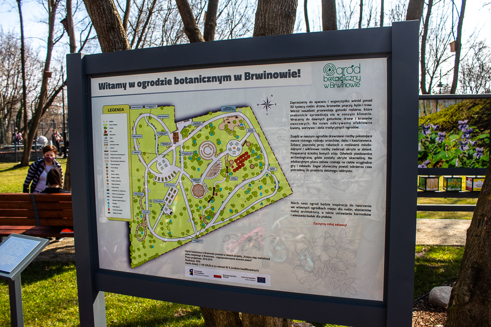 ogród botaniczny Brwinów
